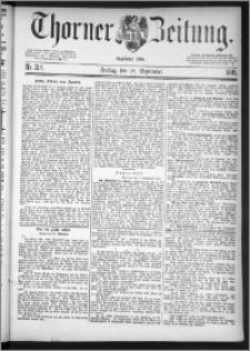 Thorner Zeitung 1885, Nro. 218