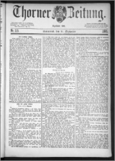 Thorner Zeitung 1885, Nro. 219