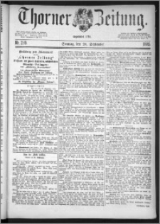 Thorner Zeitung 1885, Nro. 220 + Beilage