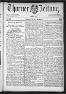 Thorner Zeitung 1885, Nro. 222