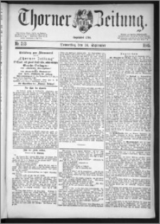 Thorner Zeitung 1885, Nro. 223