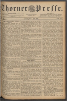 Thorner Presse 1889, Jg. VII, Nro. 156 + Beilage