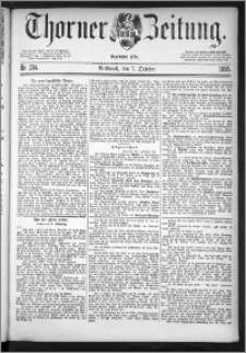 Thorner Zeitung 1885, Nro. 234 + Extra-Beilage