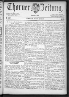 Thorner Zeitung 1885, Nro. 237