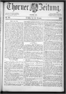 Thorner Zeitung 1885, Nro. 245