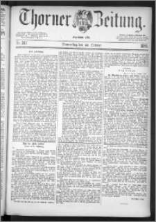 Thorner Zeitung 1885, Nro. 247