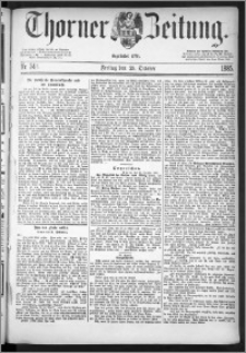 Thorner Zeitung 1885, Nro. 248