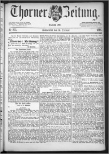 Thorner Zeitung 1885, Nro. 255