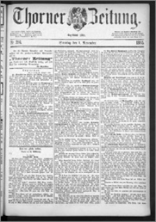 Thorner Zeitung 1885, Nro. 256