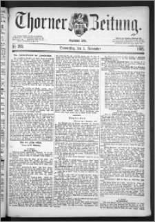 Thorner Zeitung 1885, Nro. 259