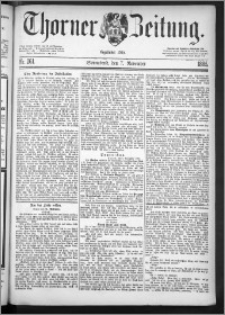 Thorner Zeitung 1885, Nro. 261