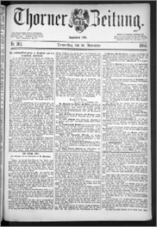 Thorner Zeitung 1885, Nro. 265