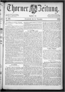 Thorner Zeitung 1885, Nro. 273