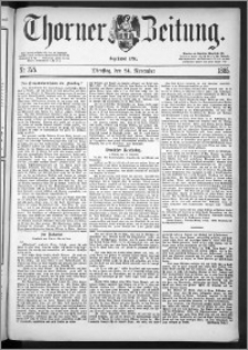 Thorner Zeitung 1885, Nro. 275