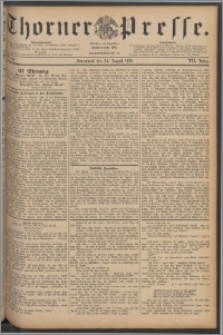 Thorner Presse 1889, Jg. VII, Nro. 197