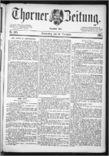 Thorner Zeitung 1885, Nro. 289