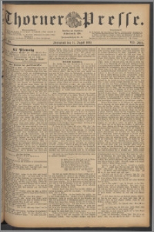 Thorner Presse 1889, Jg. VII, Nro. 203