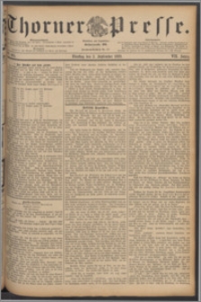 Thorner Presse 1889, Jg. VII, Nro. 205