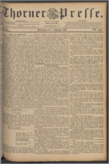 Thorner Presse 1889, Jg. VII, Nro. 207