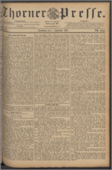 Thorner Presse 1889, Jg. VII, Nro. 209