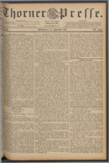 Thorner Presse 1889, Jg. VII, Nro. 218