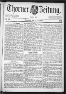 Thorner Zeitung 1885, Nro. 291