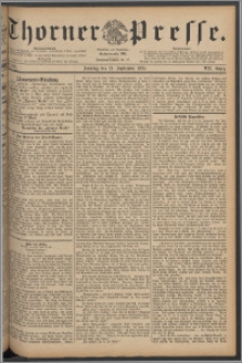 Thorner Presse 1889, Jg. VII, Nro. 222 + Beilage
