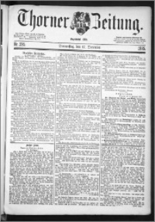 Thorner Zeitung 1885, Nro. 295 + Beilagenwerbung