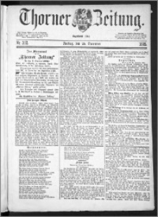 Thorner Zeitung 1885, Nro. 302