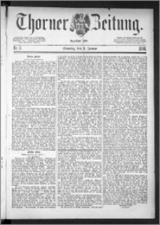 Thorner Zeitung 1886, Nro. 2