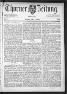 Thorner Zeitung 1886, Nro. 3