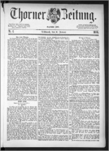 Thorner Zeitung 1886, Nro. 4
