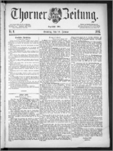 Thorner Zeitung 1886, Nro. 8