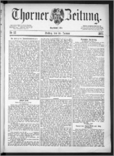 Thorner Zeitung 1886, Nro. 12
