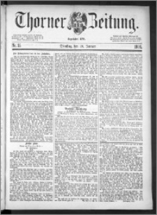 Thorner Zeitung 1886, Nro. 15