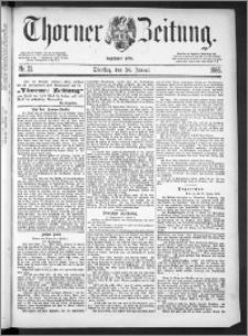 Thorner Zeitung 1886, Nro. 21
