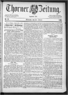 Thorner Zeitung 1886, Nro. 22