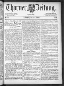 Thorner Zeitung 1886, Nro. 23