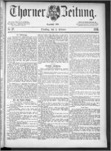 Thorner Zeitung 1886, Nro. 27