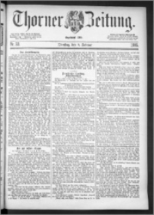 Thorner Zeitung 1886, Nro. 33