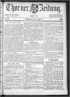 Thorner Zeitung 1886, Nro. 37
