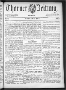Thorner Zeitung 1886, Nro. 40