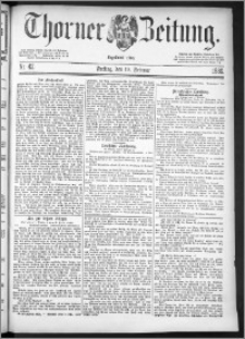 Thorner Zeitung 1886, Nro. 42
