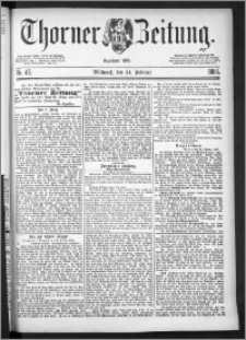 Thorner Zeitung 1886, Nro. 46