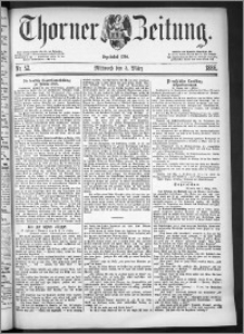 Thorner Zeitung 1886, Nro. 52