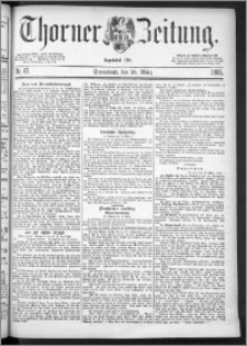 Thorner Zeitung 1886, Nro. 67