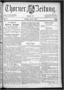 Thorner Zeitung 1886, Nro. 72