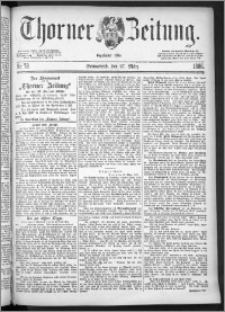 Thorner Zeitung 1886, Nro. 73