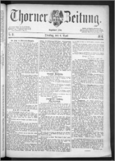 Thorner Zeitung 1886, Nro. 81