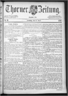 Thorner Zeitung 1886, Nro. 86